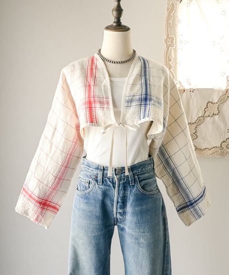 【Seek an nur 】French linen torchon blouse