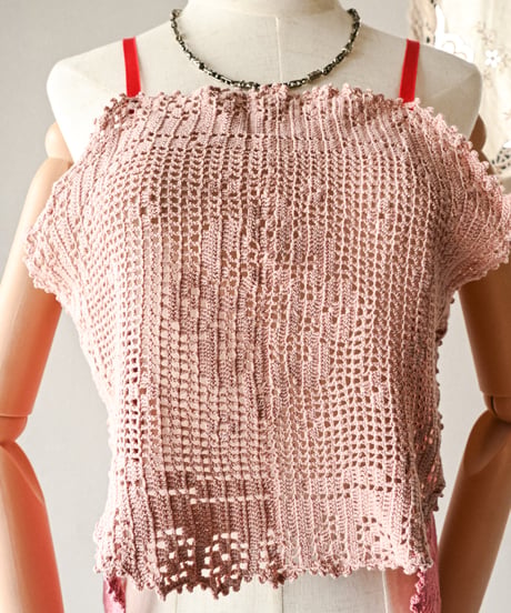 【Seek an nur】Vintage crochet cami
