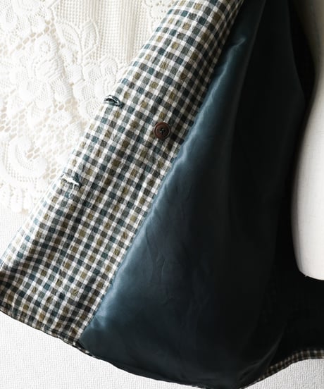 【Seek an nur】Tyrolean Check Over Jacket