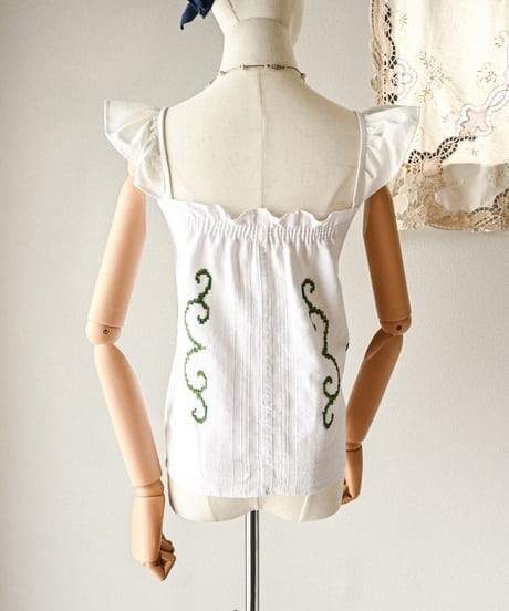【Seek an nur】Vintage embroidered cami