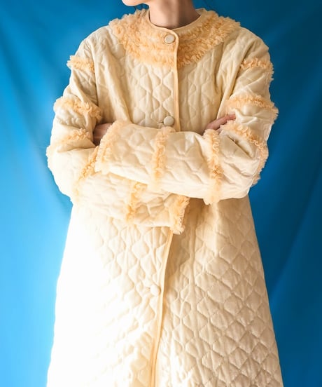 【tiny yearn】Vintage Euro Quilted Night Gown
