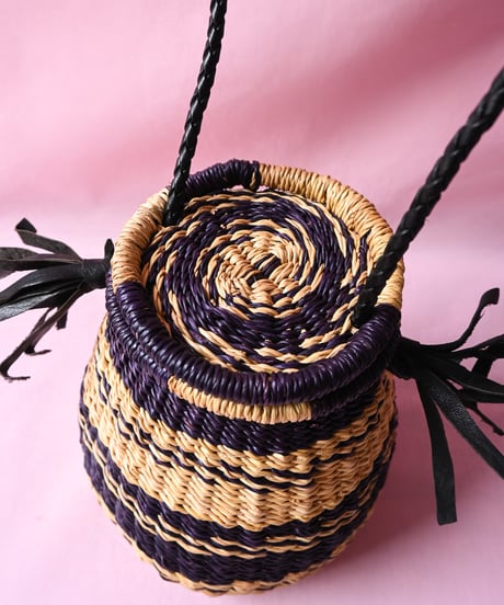 【tiny yearn】Bolga Pot Woven Craft Basket