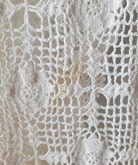 【Seek an nur】Vintage cotton crochet dress