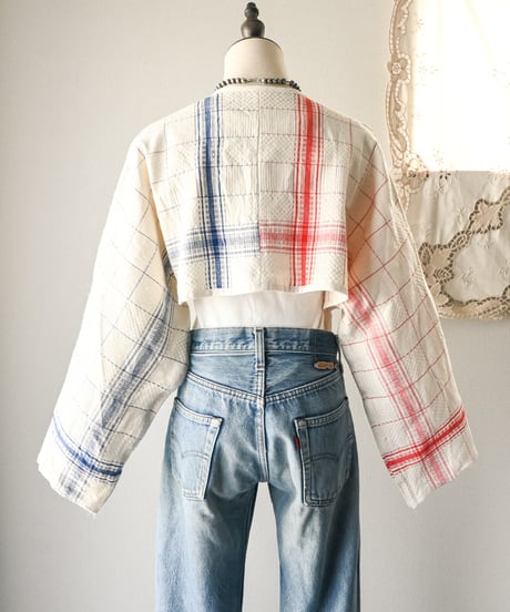 【Seek an nur 】French linen torchon blouse