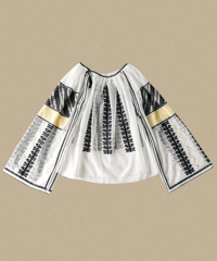 【Seek an nur】Romanian vintage embroidered le blouse