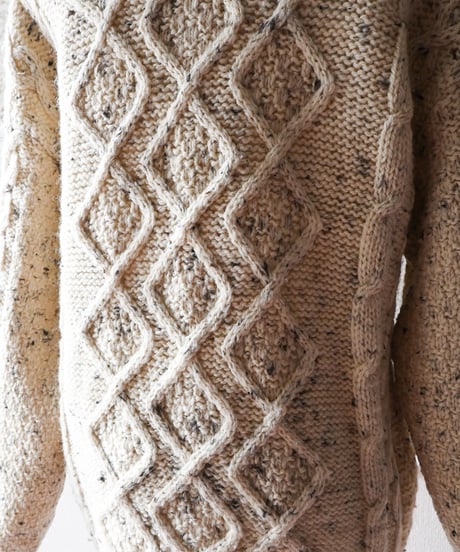 【Seek an nur】Ireland Alan Cable Knit Sweater