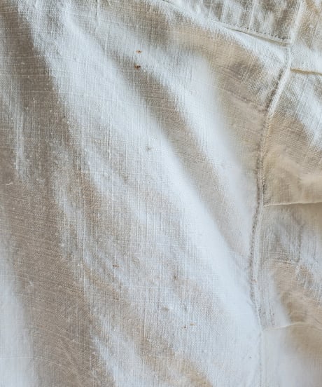 【Seek an nur】1890-1920's French Antique Linen Smock
