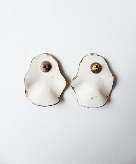 〈Accessory〉Vintage Art Ceramic Pierce