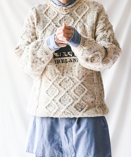【Seek an nur】Ireland Alan Cable Knit Sweater