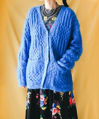 【tiny yearn】Cable Mohair Knit Over Cardigan