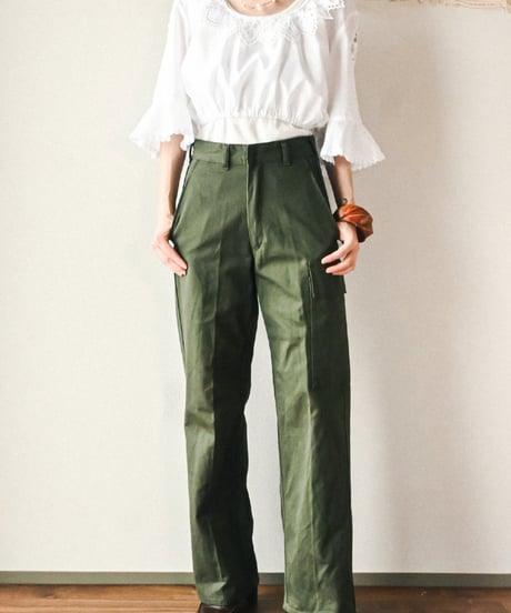 【Seek an nur】Dead stock 80's Belgium field pants
