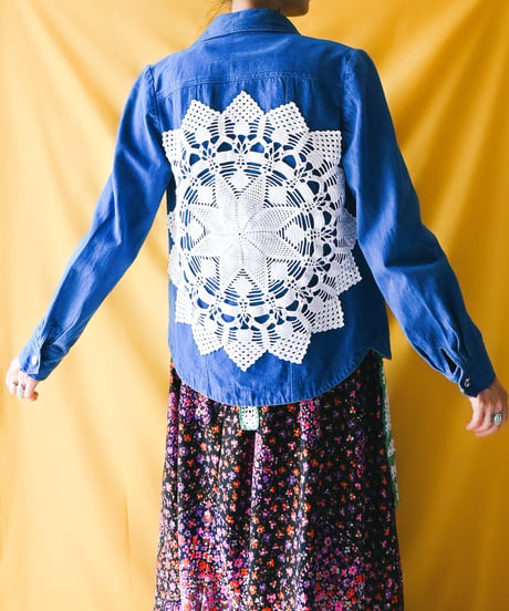 【tiny yearn】1970's Euro Denim Shirt Jacket
