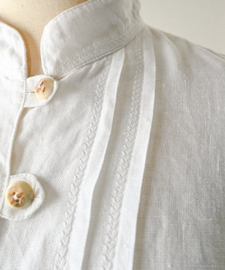 【Seek an nur】Tyrolean linen trachten blouse