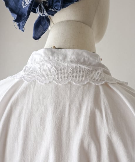 【Seek an nur】1900-20's antique night shirt gown