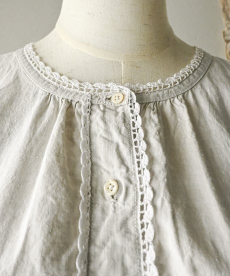 【Seek an nur】1910~30's French antique night dress