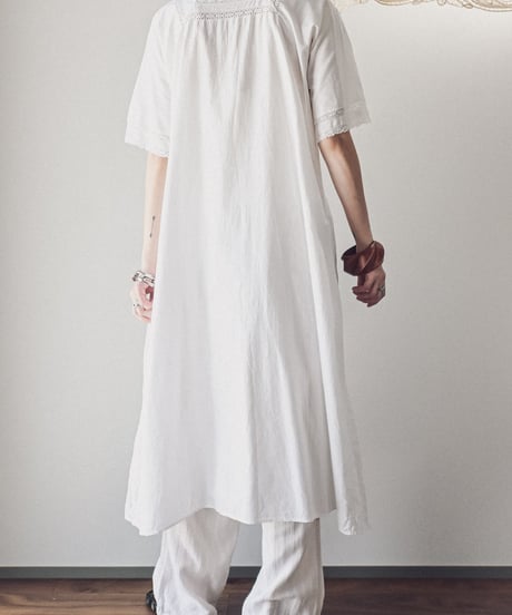 【Seek an nur】1900-10's antique night gown dress