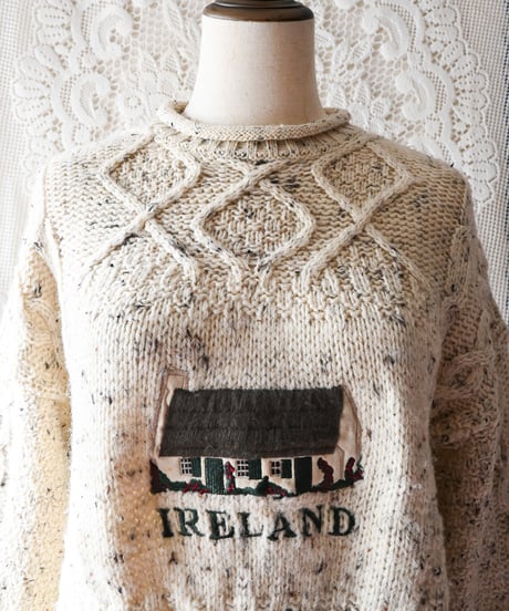 【Seek an nur】Ireland Alan Cable Knit Sweater