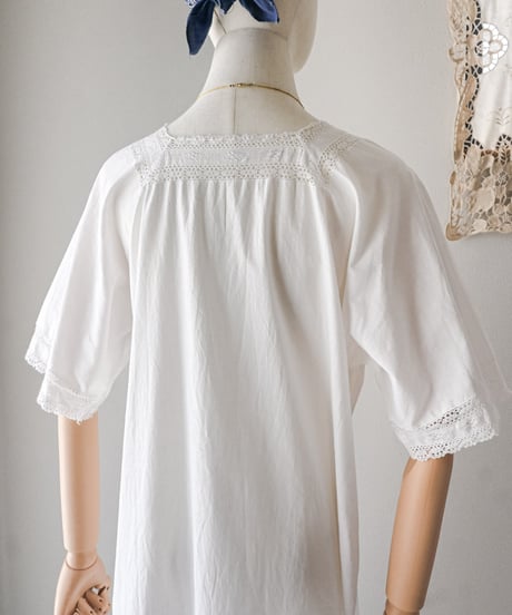 【Seek an nur】1900-10's antique night gown dress
