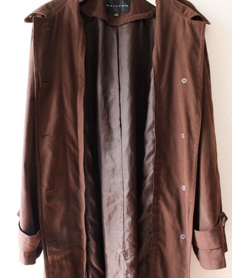 【Seek an nur】Brown Balmacaan Over Coat