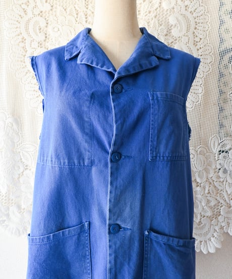 【Seek an nur】⁡Euro Work Cutoff Vest