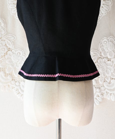 【Seek an nur】Euro Embroidered Tyrolean Vest