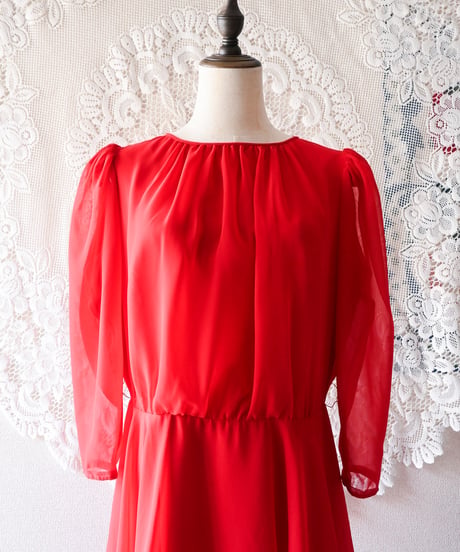 【tiny yearn】Euro Sheer Fishtail Maxi Dress