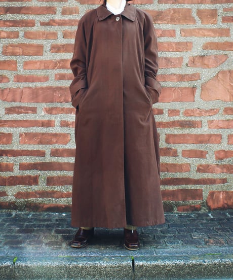 【Seek an nur】Brown Balmacaan Over Coat