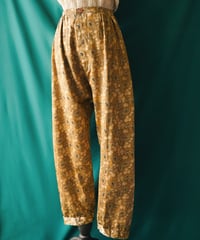 【Seek an nur】Euro Paisley Satin Easy Pants