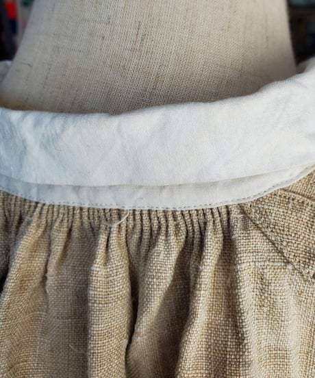 【Seek an nur】French Antique Linen Smock