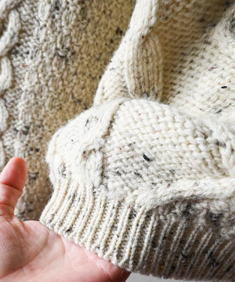 【Seek an nur】Ireland Alan Cable Knit Sweater