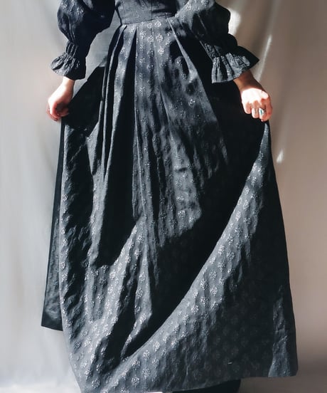 【Seek an nur】German Jacquard Dirndl Maxi Dress