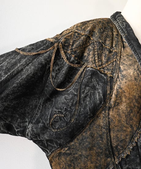 【Seek an nur】Design Chemical Denim Over Jacket