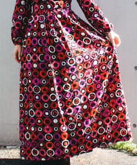【tiny yearn】1970's Vintage German Sheer Maxi Dress