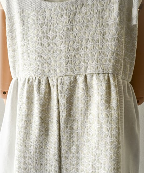 【Seek an nur】Vintage embroidered fabric dress