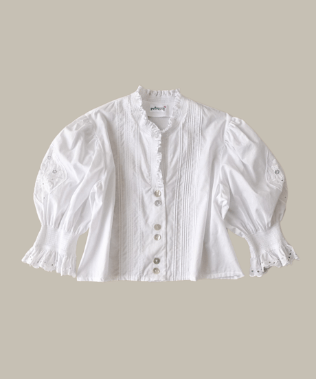 【Seek an nur】Euro pin tuck dirndl blouse