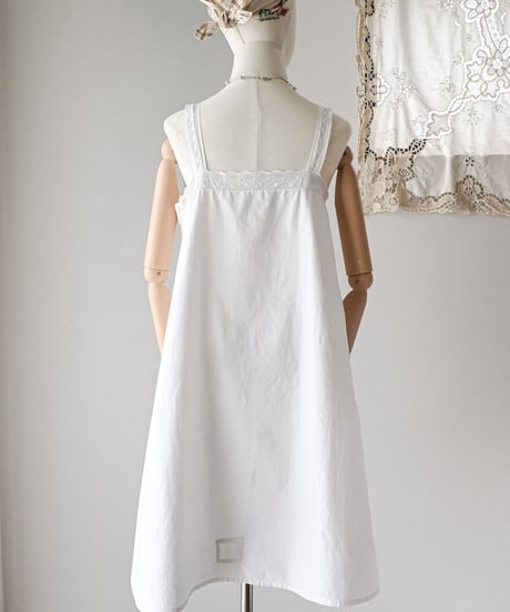 【Seek an nur】1900-20's antique cotton night dress