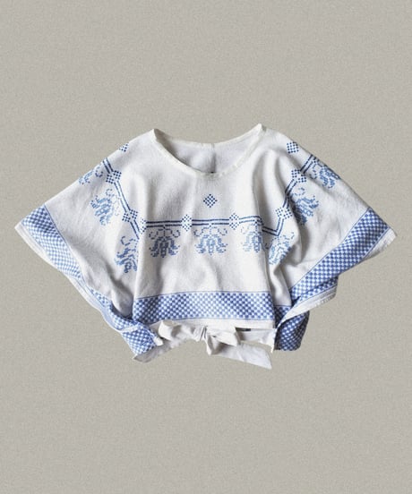 【Seek an nur】Euro vintage embroidered vest