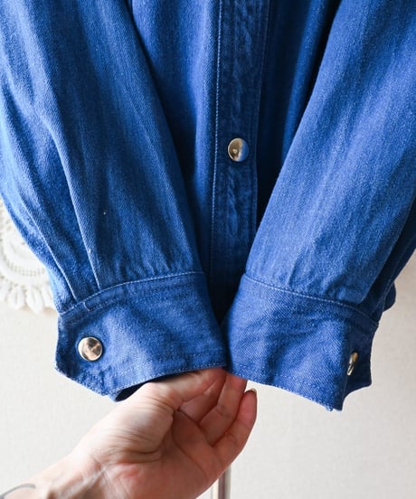 【tiny yearn】1970's Euro Denim Shirt Jacket