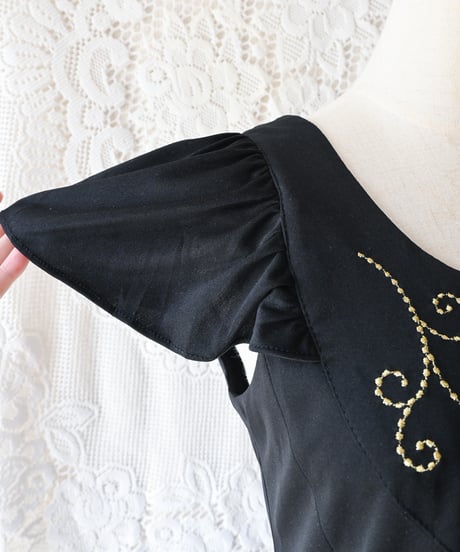 【Seek an nur】German Black Maxi Dress