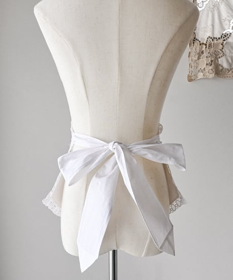 【Seek an nur】1900-20's Antique cotton apron