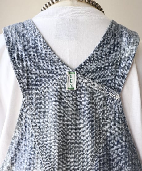 【curoam】Key Industries Herringbone Overalls