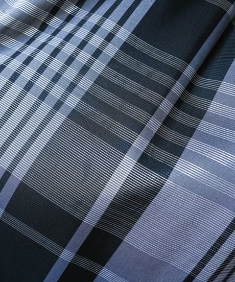 【Seek an nur】Euro Check Metallic Flare Skirt