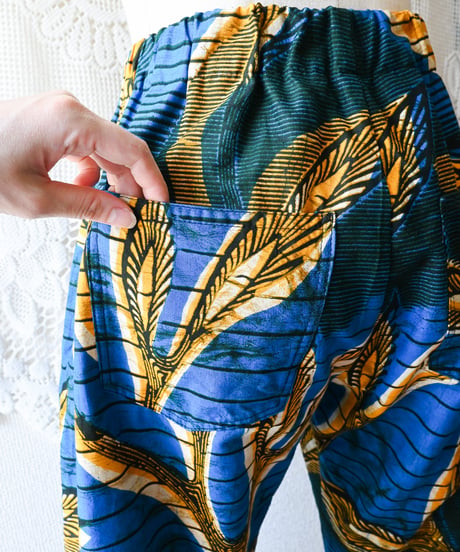 【tiny yearn】African Batik Bolero & Pants Set up