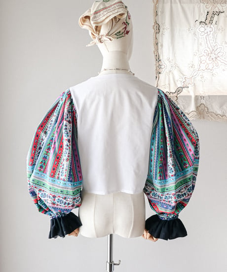 【curoam】Vintage Skirt Reworked Blouse