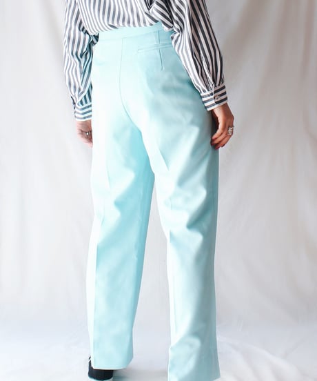 【Seek an nur】Dead stock Slacks Tuck Pants