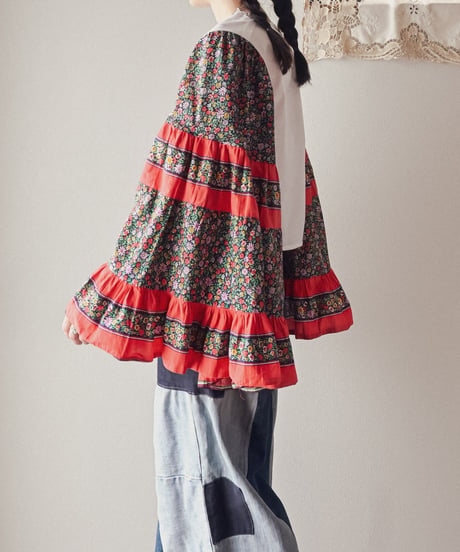 【curoam】Vintage Skirt Reworked Blouse
