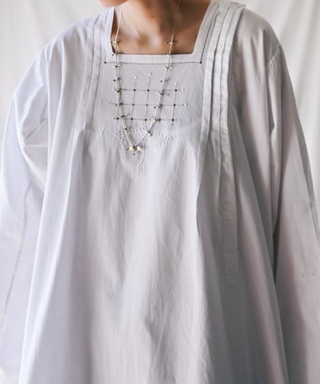【Seek an nur】⁡1900~20's Drawn Work Night Dress