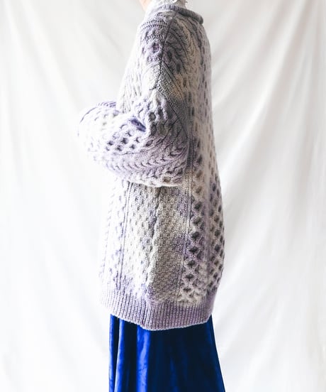 【Seek an nur】Ireland Alan Knit Fisherman Sweater