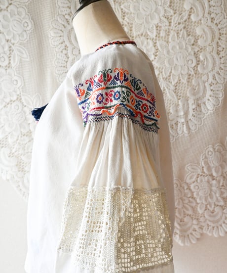 【Seek an nur】Romanian Vintage Traditional Blouse