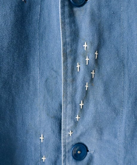 【tiny yearn】⁡70's German Embroidered Painted Work Coat
